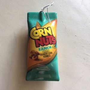 Ranch Corn Nuts Faux Food Christmas Decoupage Ornament